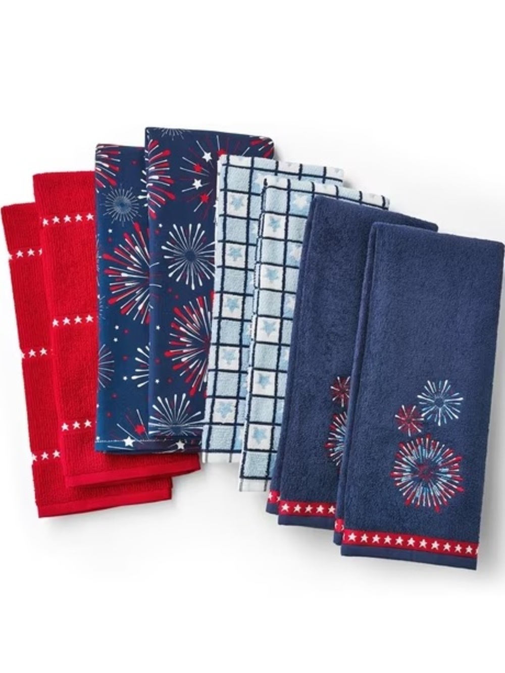 8-Piece Americana Kitchen Towel Set